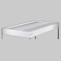 Giesemann Aquariumabdeckung SPHERA T5 Silber Eloxiert Inkl. T5 Beleuchtung